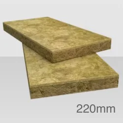 220mm Rockwool Rainscreen Duo Slab (pack of 2) - pallet of 12