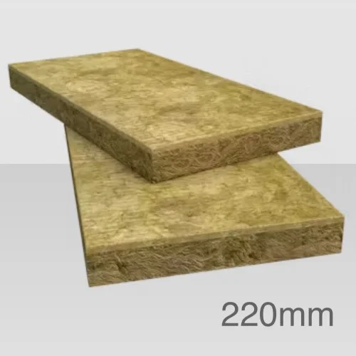 220mm Rockwool Rainscreen Duo Slab (pack of 2) - pallet of 12 220mm Rockwool Rainscreen Duo Slab (pack of 2) - pallet of 12