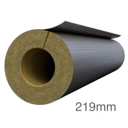 219mm Bore 45mm Thick Rockwool RockLap Pipe Insulation