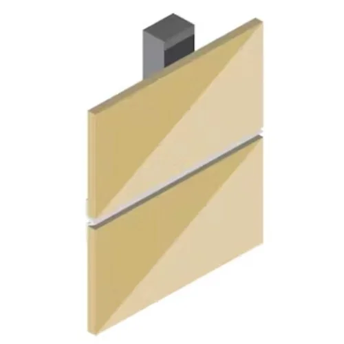 Aluminium Rockpanel Profile B - V-nose Profile - 3055mm Length Aluminium Rockpanel Profile B - V-nose Profile - 3055mm Length