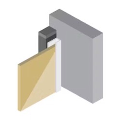 Aluminium Rockpanel Profile H - Connecting Profile - 3055mm Length Aluminium Rockpanel Profile H - Connecting Profile - 3055mm Length