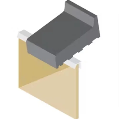 Aluminium Rockpanel Profile I - Water-repellent Profile - 3055mm Length Aluminium Rockpanel Profile I - Water-repellent Profile - 3055mm Length