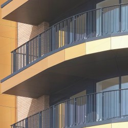 9mm Rockpanel Metals A2 Fire Resistant Facade Cladding Board - 1200mm x 2500mm 9mm Rockpanel Metals A2 Fire Resistant Facade Cladding Board - 1200mm x 2500mm