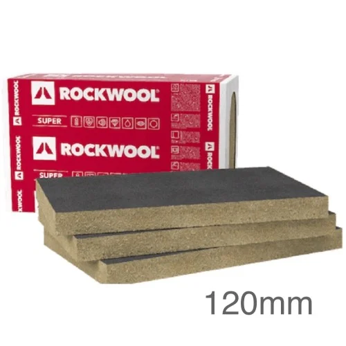 120mm Rockwool Ventirock F Super Dual-Density Rainscreen Slab - 1000mm x 600mm - pack of 4 120mm Rockwool Ventirock F Super Dual-Density Rainscreen Slab - 1000mm x 600mm - pack of 4