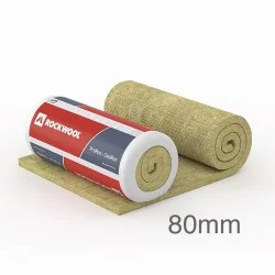 80mm Rockwool ProRox WM 960 - Wire Reinforced Duct Wrap - 500mm x 2300m roll