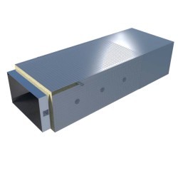 40mm Rockwool DuctSlab - for Square and Rectangular Ductwork - 1000mm x 600mm