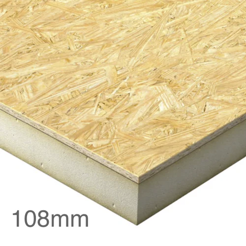 108mm Structural Insulated Panel (SIP) - Sandwich Panel (9mm OSB - 90mm PIR - 9mm OSB) - 1200mm x 2400mm 108mm Structural Insulated Panel (SIP) - Sandwich Panel (9mm OSB - 90mm PIR - 9mm OSB) - 1200mm x 2400mm