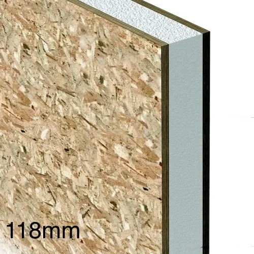 118mm Structural Insulated Panel (SIP) - Sandwich Panel (9mm OSB - 100mm EPS - 9mm OSB) - 1200mm x 2400mm 118mm Structural Insulated Panel (SIP) - Sandwich Panel (9mm OSB - 100mm EPS - 9mm OSB) - 1200mm x 2400mm