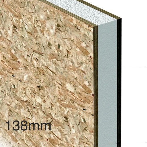 138mm Structural Insulated Panel (SIP) - Sandwich Panel (9mm OSB - 120mm EPS - 9mm OSB) - 1200mm x 2400mm 138mm Structural Insulated Panel (SIP) - Sandwich Panel (9mm OSB - 120mm EPS - 9mm OSB) - 1200mm x 2400mm