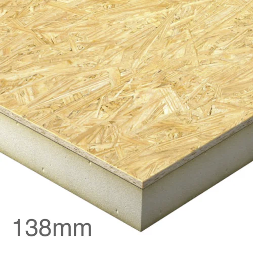 138mm Structural Insulated Panel (SIP) - Sandwich Panel (9mm OSB - 120mm PIR - 9mm OSB) - 1200mm x 2400mm 138mm Structural Insulated Panel (SIP) - Sandwich Panel (9mm OSB - 120mm PIR - 9mm OSB) - 1200mm x 2400mm