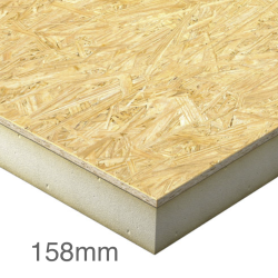 158mm Structural Insulated Panel (SIP) - Sandwich Panel (9mm OSB - 140mm PIR - 9mm OSB) - 1200mm x 2400mm 158mm Structural Insulated Panel (SIP) - Sandwich Panel (9mm OSB - 140mm PIR - 9mm OSB) - 1200mm x 2400mm