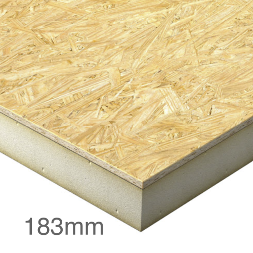183mm Structural Insulated Panel (SIP) - Sandwich Panel (9mm OSB - 165mm PIR - 9mm OSB) - 1200mm x 2400mm 183mm Structural Insulated Panel (SIP) - Sandwich Panel (9mm OSB - 165mm PIR - 9mm OSB) - 1200mm x 2400mm