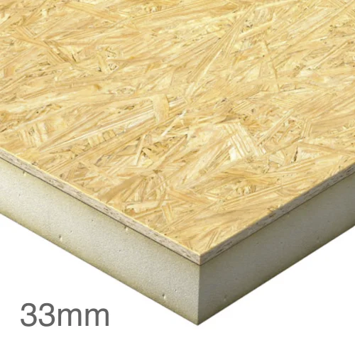 33mm Structural Insulated Panel (SIP) - Sandwich Panel (9mm OSB - 15mm PIR - 9mm OSB) - 1200mm x 2400mm 33mm Structural Insulated Panel (SIP) - Sandwich Panel (9mm OSB - 15mm PIR - 9mm OSB) - 1200mm x 2400mm