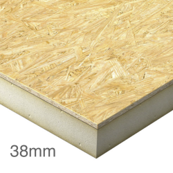 38mm Structural Insulated Panel (SIP) - Sandwich Panel (9mm OSB - 20mm PIR - 9mm OSB) - 1200mm x 2400mm 38mm Structural Insulated Panel (SIP) - Sandwich Panel (9mm OSB - 20mm PIR - 9mm OSB) - 1200mm x 2400mm