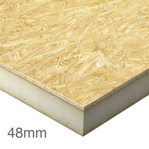 48mm Structural Insulated Panel (SIP) - Sandwich Panel (9mm OSB - 30mm PIR - 9mm OSB) - 1200mm x 2400mm 48mm Structural Insulated Panel (SIP) - Sandwich Panel (9mm OSB - 30mm PIR - 9mm OSB) - 1200mm x 2400mm