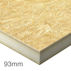 93mm Structural Insulated Panel (SIP) - Sandwich Panel (9mm OSB - 75mm PIR - 9mm OSB) - 1200mm x 2400mm