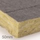 50mm Siderise Black Tissue Faced Stone Wool Acoustic Lining Slab - 1200mm x 1000mm 50mm Siderise Black Tissue Faced Stone Wool Acoustic Lining Slab - 1200mm x 1000mm
