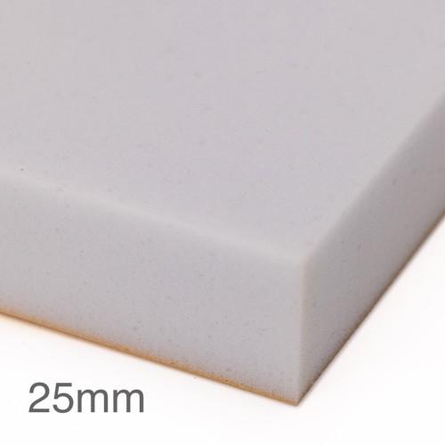 25mm Siderise Comfort Extra Light Weight Acoustic Foam with Adhesive Backing - 1.2m x 0.6m 25mm Siderise Comfort Extra Light Weight Acoustic Foam with Adhesive Backing - 1.2m x 0.6m