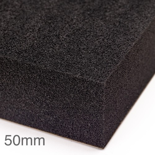 50mm Siderise FR Retardant Acoustic Slab with Adhesive Backing - 1.24 m x 2.04m 50mm Siderise FR Retardant Acoustic Slab with Adhesive Backing - 1.24 m x 2.04m