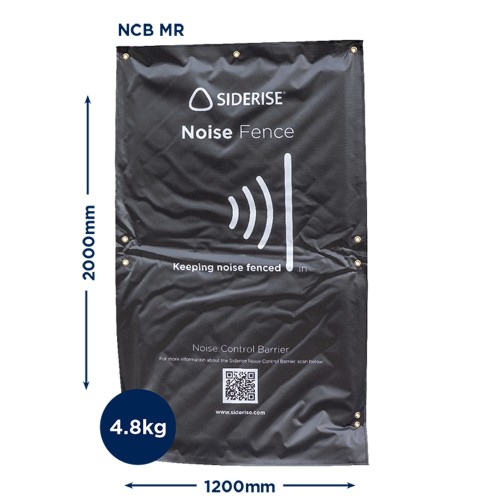 Siderise NCBMR Noise Fence Acoustic Barrier - 1.2m x 2m Siderise NCBMR Noise Fence Acoustic Barrier - 1.2m x 2m