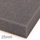 25mm Siderise Sound+ Acoustic Foam Slab - 1.25m x 2.05m