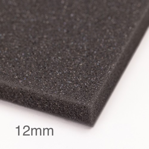 12mm Siderise Sound Plus Acoustic Foam Slab - 1.25m x 2.05m - Non-Adhesive Backing