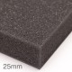 25mm Siderise Sound Plus Acoustic Foam Slab - 1.25m x 2.05m - Non-Adhesive Backing