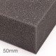 50mm Siderise Sound Plus Acoustic Foam Slab - 1.25m x 2.05m - Non-Adhesive Backing
