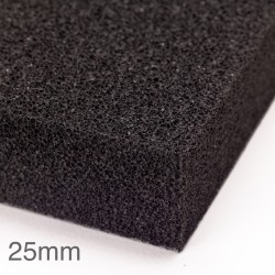 25mm Siderise FR Retardant Acoustic Slab - 1.24 m x 2.04m - Non-Adhesive Backing