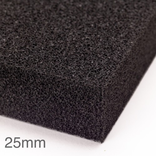 25mm Siderise FR Retardant Acoustic Slab - 1.24 m x 2.04m - Non-Adhesive Backing