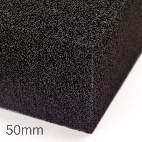 50mm Siderise FR Retardant Acoustic Slab - 1.24 m x 2.04m - Non-Adhesive Backing