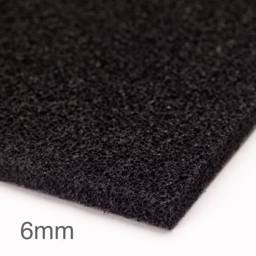 6mm Siderise FR Retardant Acoustic Slab - 1.24 m x 2.04m - Non-Adhesive Backing