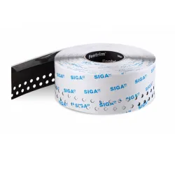 100mm SIGA Fentrim 2 (15/85mm) - Pre-Folded Exterior Airtight Sealing Tape - 25m roll - Box of 6 rolls