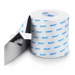 200mm SIGA Fentrim 330 Grey - Interior Airtight Sealing Tape - 25m roll - Box of 2 rolls