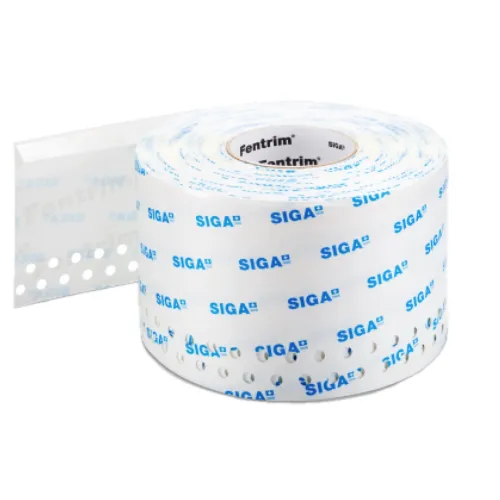 SIGA Fentrim 20 150mm (15/135mm) - Pre-Folded Adhesive Tape for Interior Airtight Sealing - 25m roll - Box of 4 rolls SIGA Fentrim 20 150mm (15/135mm) - Pre-Folded Adhesive Tape for Interior Airtight Sealing - 25m roll - Box of 4 rolls