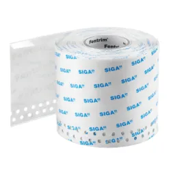 SIGA Fentrim 20 200mm (15/185mm) - Pre-Folded Adhesive Tape for Interior Airtight Sealing - 25m roll - Box of 2 rolls