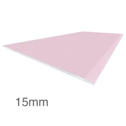 15mm Siniat GTEC Fire MR Board - Fire and Moisture Resistant Board - 1200mm x 2400mm