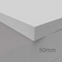 50mm Skamotec 225 - Skamo Enclosure Board - 1000C Heatproof Board for Fireplace Enclosures - 1220mm x 2440mm