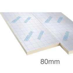 80mm SOPRATHERM CW4000 (previously Celotex) - PIR Cavity Wall Insulation Board - 1200mm x 450mm - pack of 7