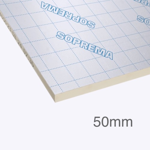 50mm SOPRATHERM GA4000 PIR Insulation Board (previously Celotex) - General Purpose PIR Insulation - 1200mm x 2400mm