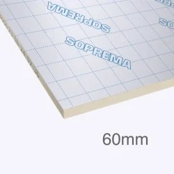 60mm SOPRATHERM GA4000 PIR Insulation Board (previously Celotex) - General Purpose PIR Insulation - 1200mm x 2400mm 60mm SOPRATHERM GA4000 PIR Insulation Board (previously Celotex) - General Purpose PIR Insulation - 1200mm x 2400mm