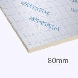80mm SOPRATHERM GA4000 PIR Insulation Board (previously Celotex) - General Purpose PIR Insulation - 1200mm x 2400mm 80mm SOPRATHERM GA4000 PIR Insulation Board (previously Celotex) - General Purpose PIR Insulation - 1200mm x 2400mm