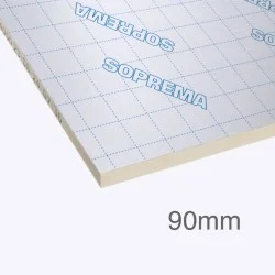 90mm SOPRATHERM GA4000 PIR Insulation Board (previously Celotex) - General Purpose PIR Insulation - 1200mm x 2400mm 90mm SOPRATHERM GA4000 PIR Insulation Board (previously Celotex) - General Purpose PIR Insulation - 1200mm x 2400mm