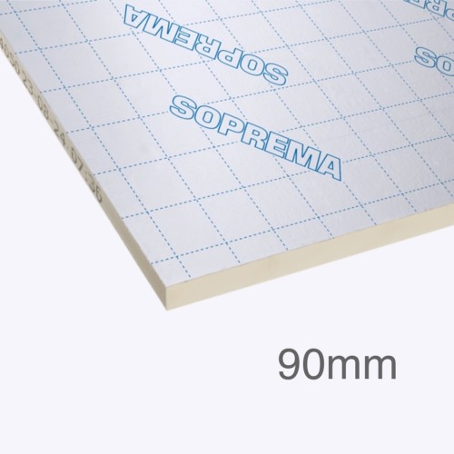 90mm SOPRATHERM GA4000 PIR Insulation Board (previously Celotex) - General Purpose PIR Insulation - 1200mm x 2400mm