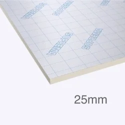25mm SOPRATHERM TB4000 PIR Insulation Board (previously Celotex) - 1200mm x 2400mm