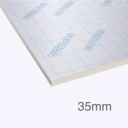 35mm SOPRATHERM TB4000 PIR Insulation Board (previously Celotex) - 1200mm x 2400mm