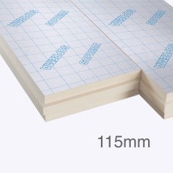 115mm SOPREMA Thermaclass Cavity Wall 21 (previously Celotex) - Full Fill PIR Insulation - 1190mm x 450mm - pack of 5