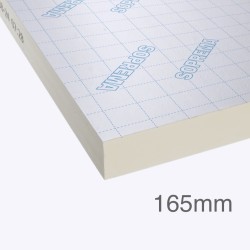 165mm SOPRATHERM XR4000 PIR Insulation Board (previously Celotex) - 1200mm x 2400mm