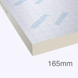 165mm SOPRATHERM XR4000 PIR Insulation Board (previously Celotex) - 1200mm x 2400mm - pack of 6