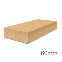 60mm STEICOflex 036 Wood-Fibre Insulation Slab - 1190mm x 375mm - Pack of 8 - Pallet of 15